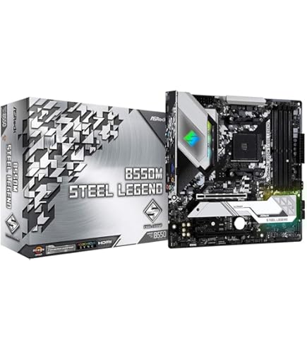 Amazon.com: ASRock B550 Steel Legend Supports 3rd Gen AMD AM4